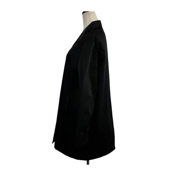 Weatherproof Womens Trench Coat Black Button Up Minimalist Capsule Wardrobe - Picture 3 of 10